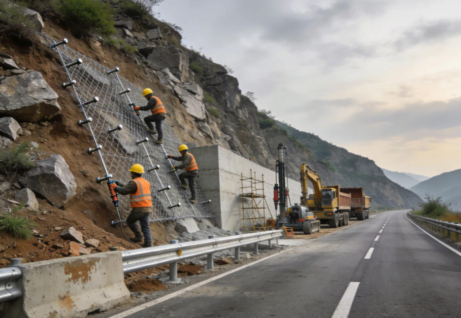连州公路道路护坡